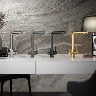 Смеситель для кухни Raglo R81.61.05 с подключением фильтра сатин