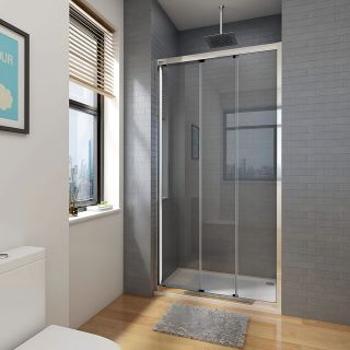 Душевая дверь Veconi Vianno VN-28, 900x1950, Хром, стекло прозрачное