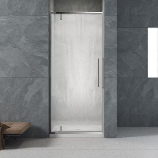 Душевая дверь Veconi Vianno VN-33R, 700x1950, хром, стекло дождь