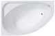 Акриловая ванна VagnerPlast Hapi VPBA170HAP3LX-04 левая 170x110см белый
