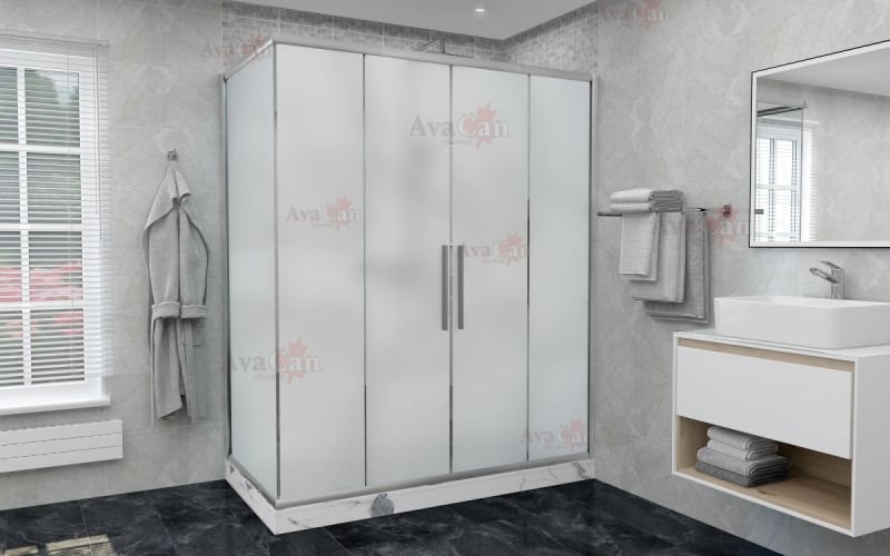 Душевой уголок AvaCan FC2 190-210 + SC100 MT хром