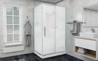 Душевой уголок AvaCan FС 160-180 + SС90 MT хром