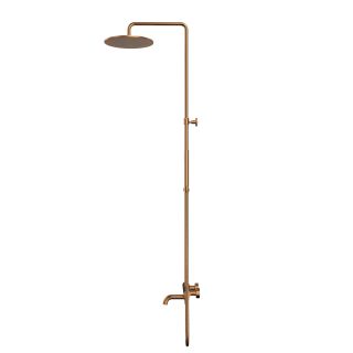 Душевая стойка термостатическая WHITECROSS Y Y1234CPB брашированная медь