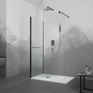 Душевой уголок RGW WA-005-1B (WA-002B+Z-060-2B) 351005198-14 90x80см чёрный