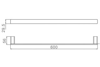 Полотенцедержатель Raglo R301.01.06 чёрный