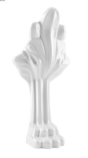 Ванна из искусственного камня Фэма Стиль Салерно-2 на опорах белых 170x68 см