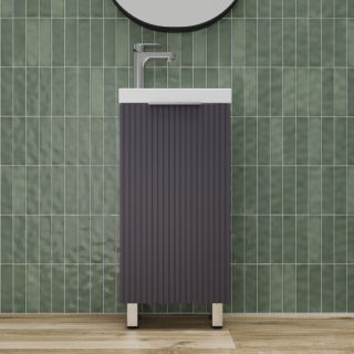 Тумба под раковину  Style Line Соло ЛС-00002427 40 см Графит нубук