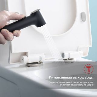 Гигиенический душ со смесителем Raglo R03.53.06 чёрный