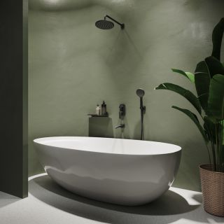 Встраиваемый смеситель с тремя выходами IDDIS Ray RAYBL00i68 чёрный матовый