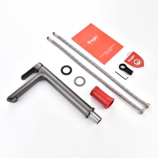 Высокий смеситель для раковины Raglo R03.15.09 графит