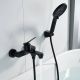 Смеситель для ванны с душем Shevanik S6202H черный