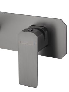 Встраиваемый смеситель для раковины Wonzon & Woghand Diamond WW-88869011-BGM тёмный графит