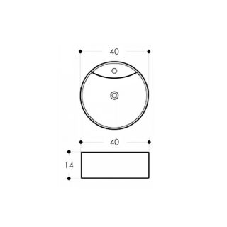 Раковина чаша Maretti EA13NS67-844, белая