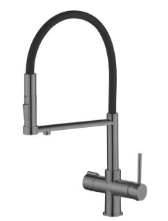 Смеситель для кухни Rose R758Y пепельный