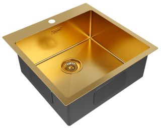 Мойка кухонная Paulmark Kroner PM215151-BG брашированное золото