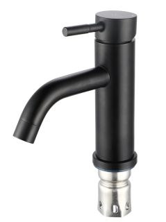 Смеситель для раковины РМС SUS128BL-001F чёрный