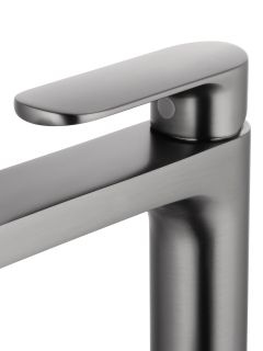 Смеситель для раковины Wonzon & Woghand WW-H1034-BGG тёмный графит