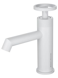 Смеситель для раковины Wonzon & Woghand WW-H1065-MW белый матовый