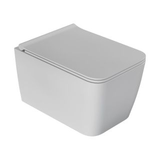 Подвесной унитаз Boheme Zen 967-SET-MW безободковый белый матовый