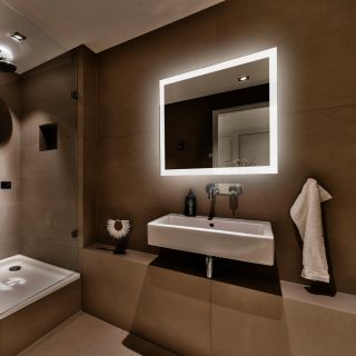 Зеркало с подсветкой ABBER See AG6107SL-1.0 100см