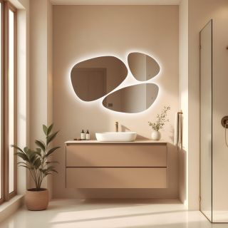 Зеркало с подсветкой ABBER Teil AG6503S с подсветкой бесконтактный выключатель диммер