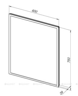Зеркало с подсветкой Aquanet Optima 288963 60 см