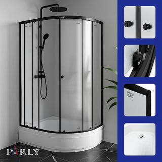 Душевой уголок с поддоном PARLY ZFM1201B L (120х80х195)