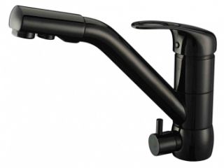 Смеситель для кухни ZORG Sanitary ZR 400 KF-12 ЧЕРНЫЙМЕТАЛ