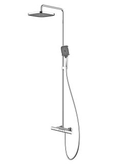 Душевая система с тропическим душем IDDIS SpaHome SPHSBTKi06 с термостатом хром